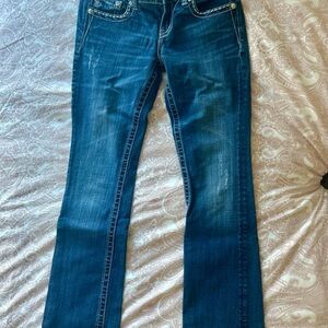 Miss Me Dark Blue Boot Cut Jeans